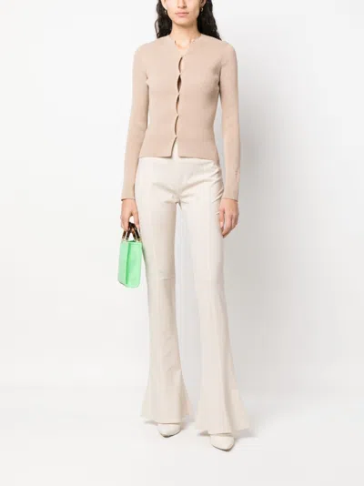 Fendi Biscuit Cotton Blend Cardigan
