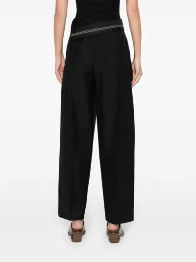 Fendi "kid Mohair Carrot Fit Pants