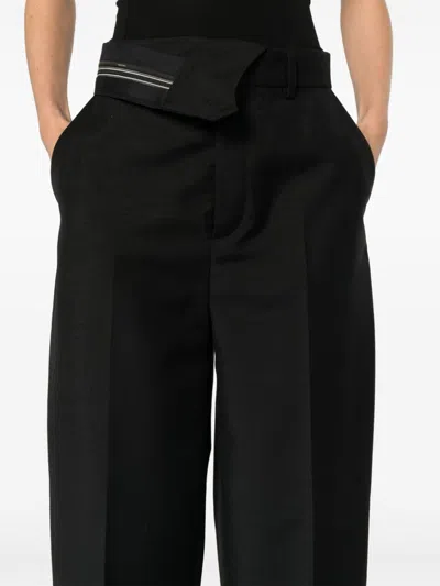Fendi "kid Mohair Carrot Fit Pants