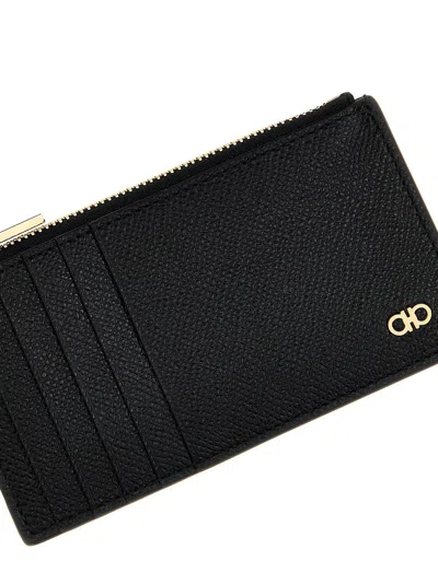 Ferragamo Gancini Leather Cardholder