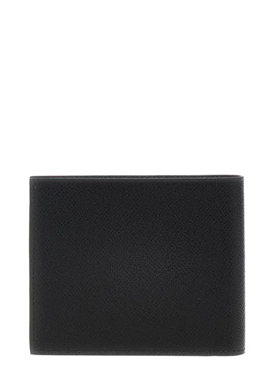 Ferragamo Gancini Bi-fold Wallet In Grained Leather