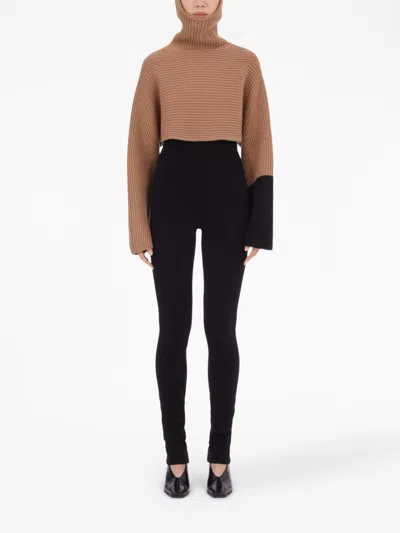 Ferragamo Colour-block Ribbed Jumper