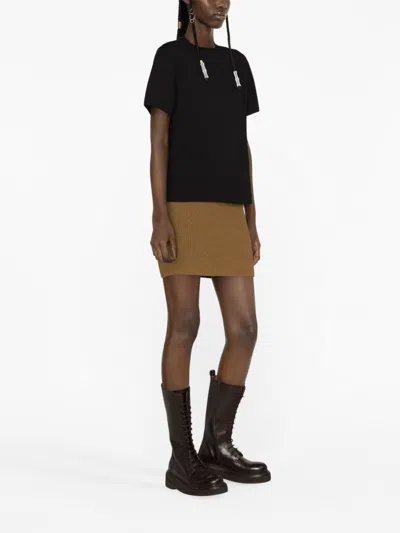 Ferragamo Cotton And Silk Blend T-shirt