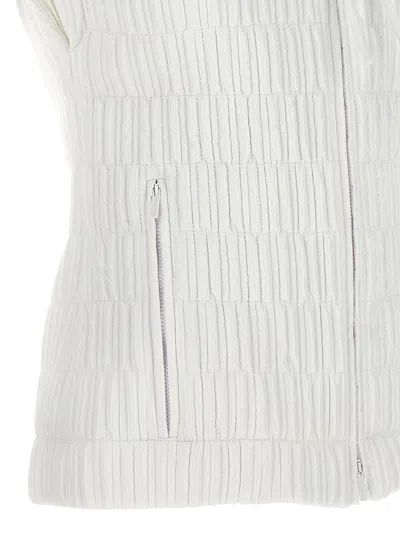 Ferragamo Hooded Vest Sleeveless Elastic Waistband