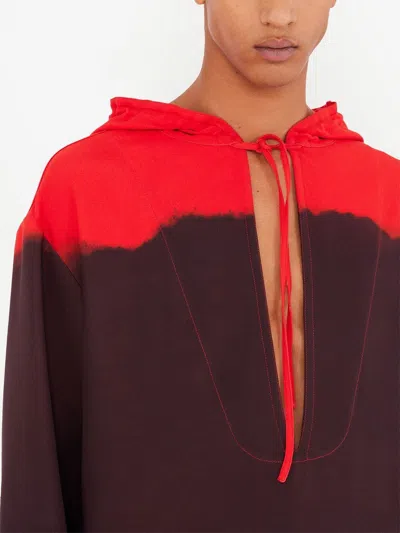 Ferragamo Gradient-effect Hooded Kaftan