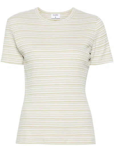 Shop Filippa K Striped Cotton T Shirt