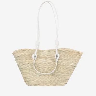Filippo Catarzi Straw Bag With Logo