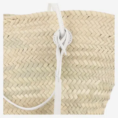 Filippo Catarzi Straw Bag With Logo