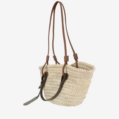 Filippo Catarzi Straw Bag With Logo