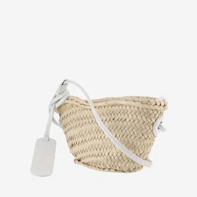 Filippo Catarzi Straw Bag With Logo