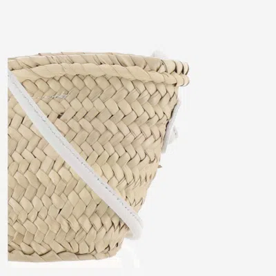 Filippo Catarzi Straw Bag With Logo