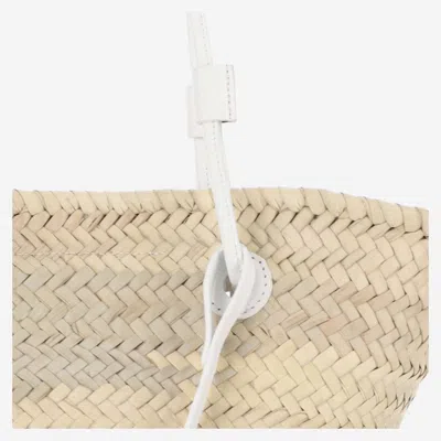 Filippo Catarzi Straw Bag With Logo