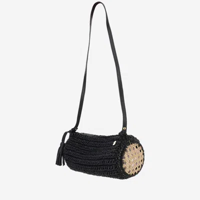 Filippo Catarzi Viscose And Straw Blend Bag