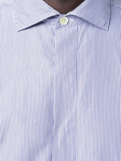 Finamore 1925 Napoli Regular Fit Striped Cotton Shirt
