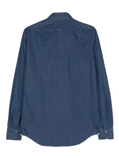 Finamore 1925 Napoli Press-stud Chambray Shirt