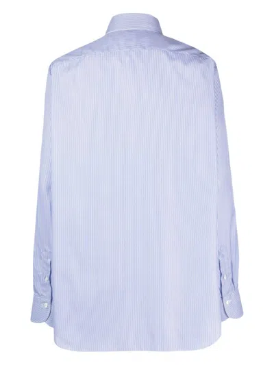 Finamore 1925 Napoli Button-cuffed Cotton Shirt
