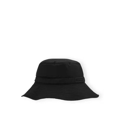Ganni Yellow Stitch Bucket Hat Cr