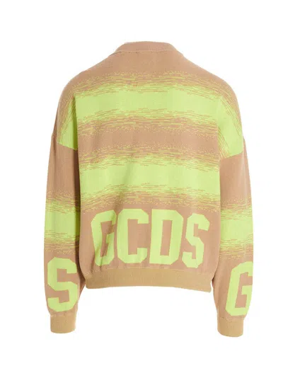 Gcds Multicolor Logo Jacquard Sweater