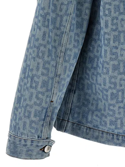 Gcds Monogram Denim Harrington Jacket