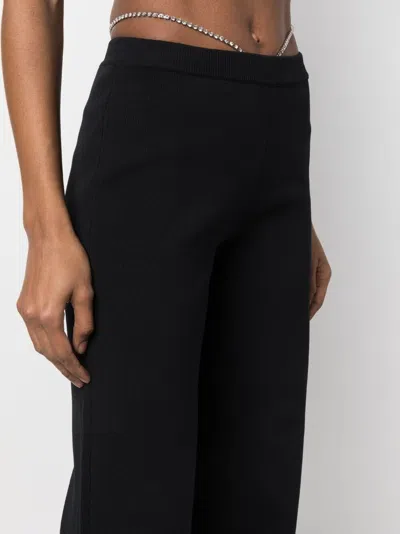 Gcds Crystal Embellished Wide Leg Trousers