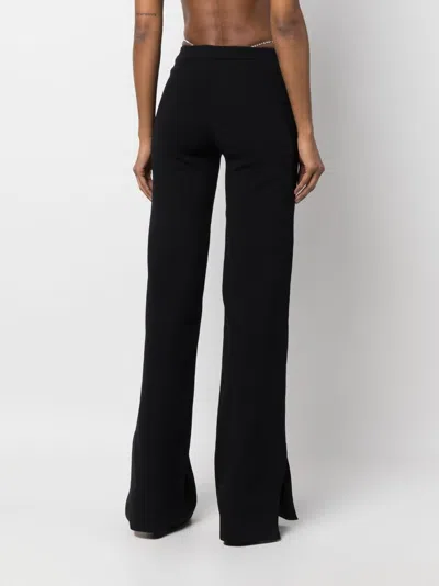 Gcds Crystal Embellished Wide Leg Trousers