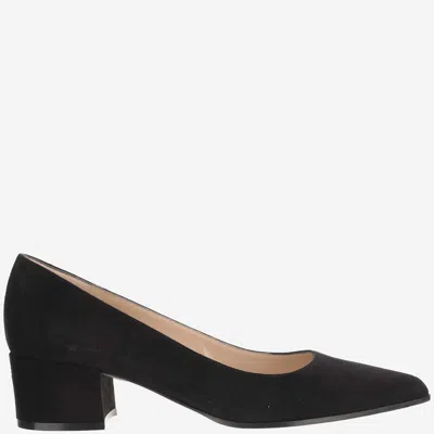 Gianvito Rossi Piper Suede Leather Pumps