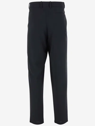 Giorgio Armani Wool Trousers With Pleated Front
