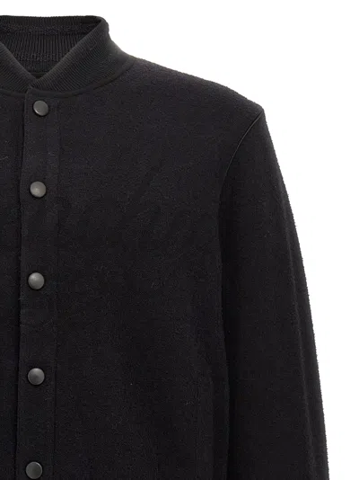 Givenchy Black Jacquard Logo Bomber Jacket
