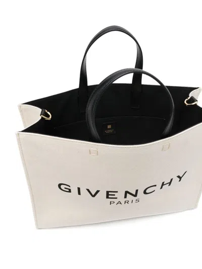 Givenchy G-tote Medium Canvas Shopping Bag