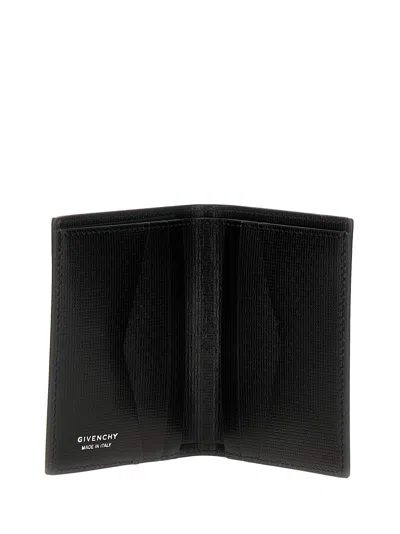 Givenchy Card Holder Black Leather Classique 4g In Black