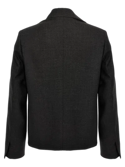 Givenchy Structured Blouson Casual Jackets And Parka Gray