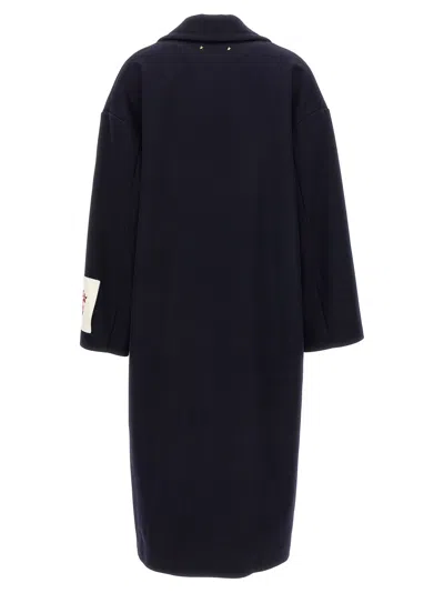 Golden Goose Blue Bertina Coat