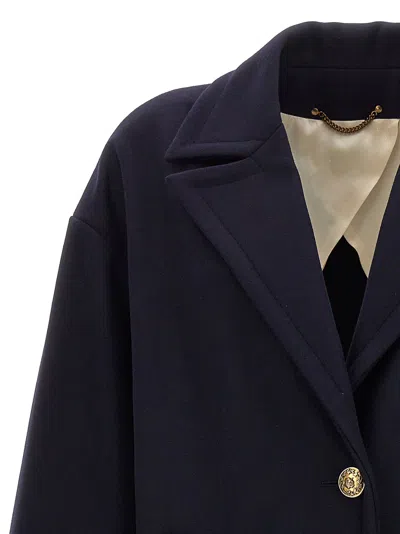 Golden Goose Blue Bertina Coat