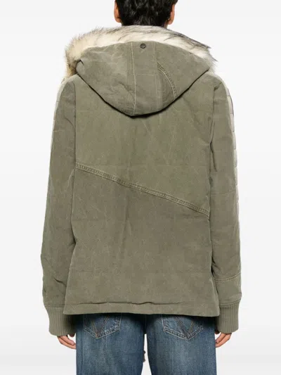 Greg Lauren Army Tent Retro Zip-up Jacket