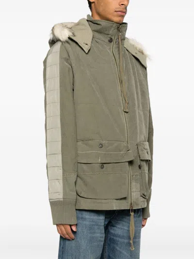 Greg Lauren Army Tent Retro Zip-up Jacket