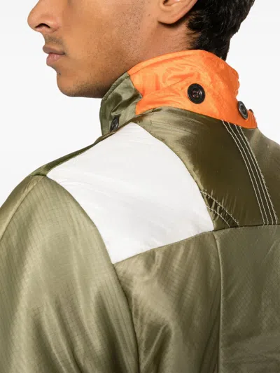 Greg Lauren Parachute Scrapwrk Color-block Panelled Jacket