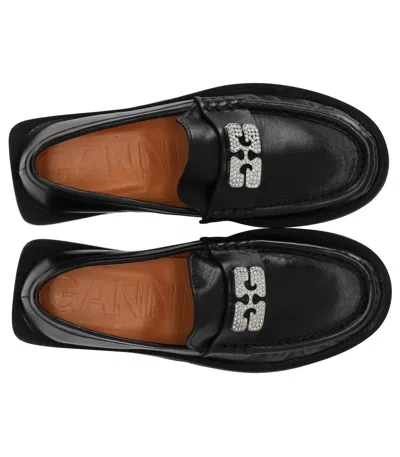 Halmanera Glaze Black Heeled Loafer