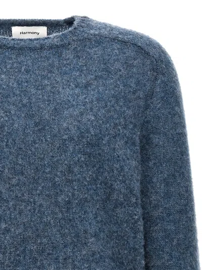 Harmony Shaggy Sweater, Cardigans Light Blue