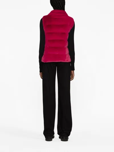 Herno Women Down Waistcoat In Pink