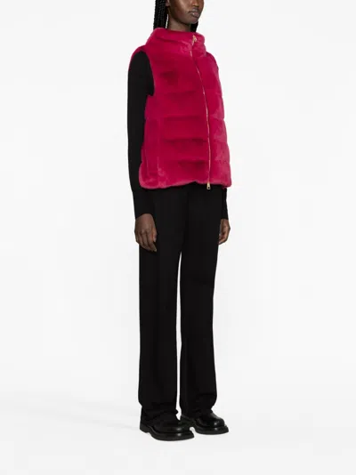 Herno Women Down Waistcoat In Pink