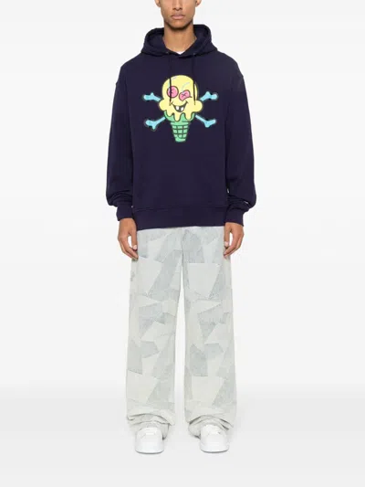 Icecream Cones And Bones Cotton Hoodie