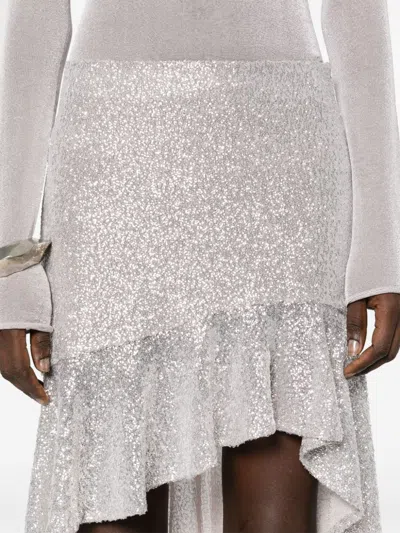Iro Sequin-embellished Asymmetric Skirt