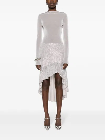 Iro Sequin-embellished Asymmetric Skirt
