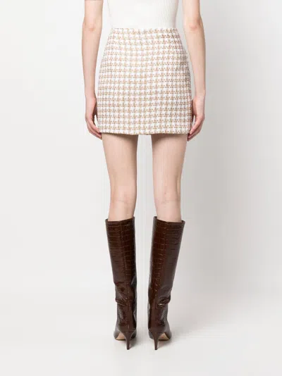 Iro Cotton Blend Silk Mini Skirt With Gathered Detailing
