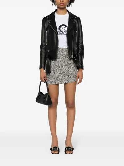 Iro Hortense Cotton Blend Mini Skirt