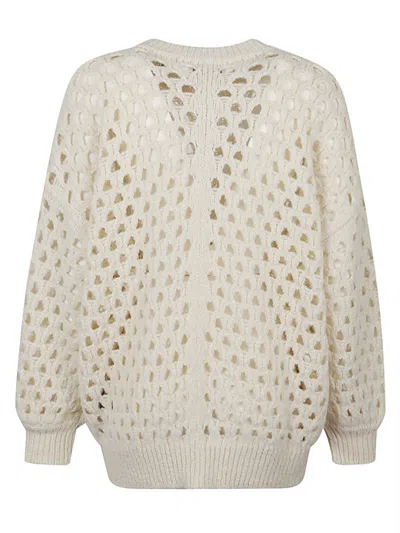 Isabel Marant Wool Jumper With Balloon Sleeves And Crew Neck