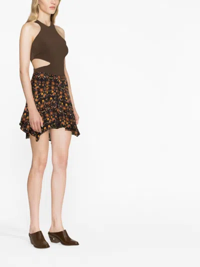 Isabel Marant Perinne Floral Print Mini Skirt