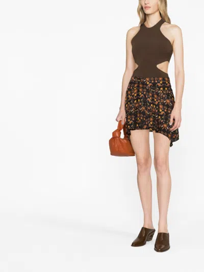 Isabel Marant Perinne Floral Print Mini Skirt
