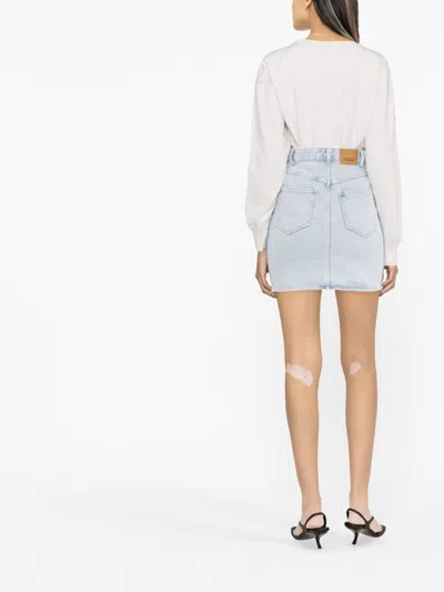Isabel Marant Midi Skirt With Belt Loops And Pockets