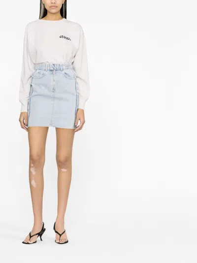Isabel Marant Midi Skirt With Belt Loops And Pockets